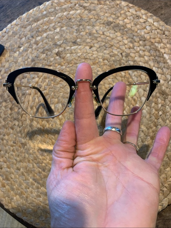 Timeless Miu Miu Black and Gold Eyeglass Frames VMU 530 main image 10